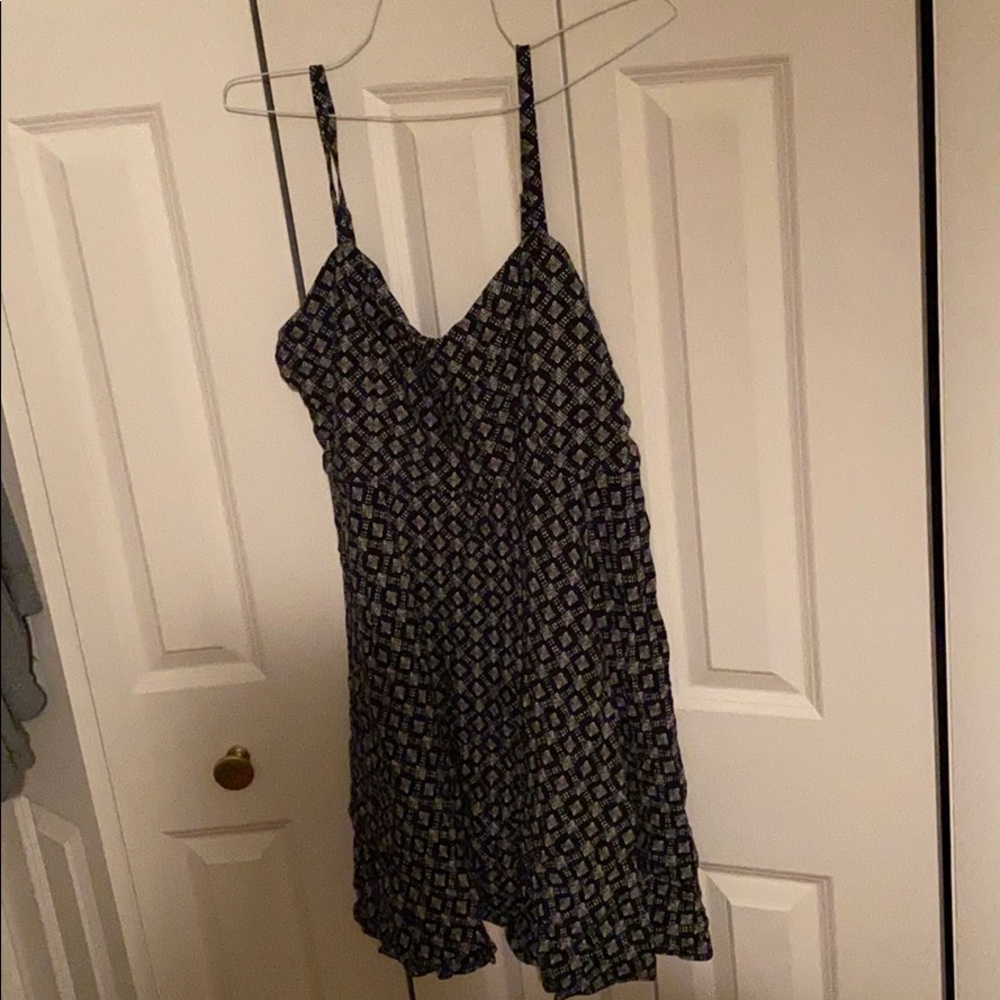 Black strap dress